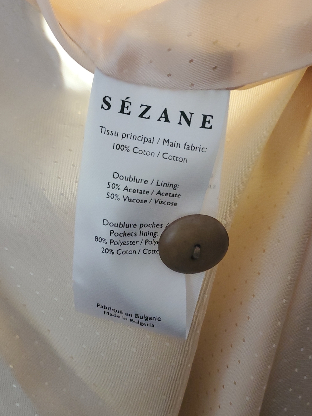 Sezane Alfred Coat - Picture 6 of 6